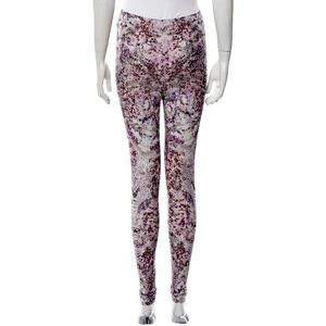 Alexander McQueen printed skinny leg pants